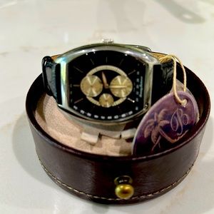 Tommy Bahama Mens Multifunctional Rectangle Watch